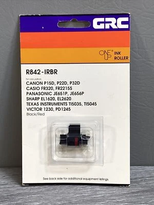 R842-IRBR SEIKO IR40T BLK/RED One Up INK ROLLER, COMPATIBLE Read Description - Image 1 of 2