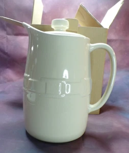 Longaberger Woven Traditions Elfenbein Karaffe & Deckel - Bild 1 von 8