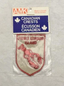 MINT Prince Edward Island Vintage Embroidered Patch w Lobster CANADIAN CRESTS - Picture 1 of 4