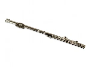 Querflöte Brosche Miniblings Pin Anstecker Musik Flötistin Flöte Piccolo MINI - Picture 1 of 4