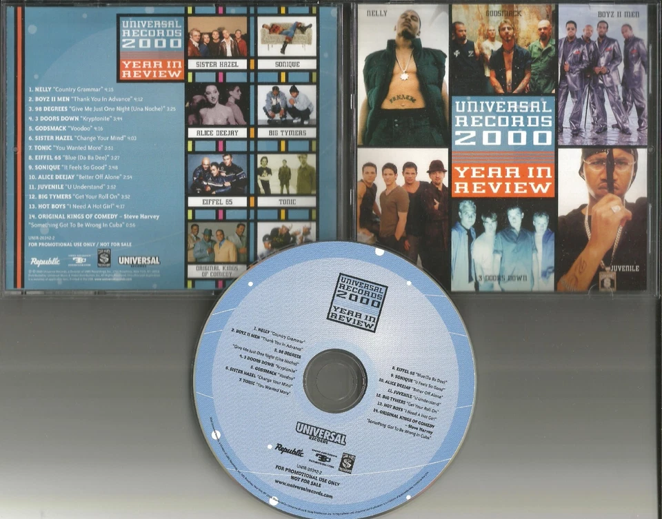 RARE PROMO CD GODSMACK 3 Doors Down SISTER HAZEL Tonic JUVENILE Nelly 98 DEGRESS Foto 1 de 1