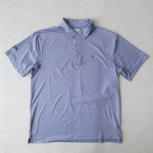Callaway Golf Polo Shirt Men’s L Blue Short Sleeve Performance Activewear - Picture 1 of 10