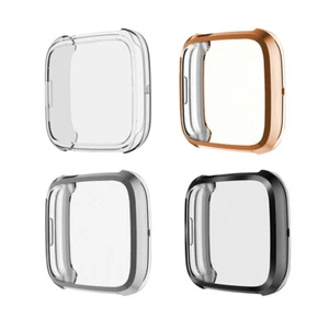 Für Fitbit Versa 2 Tpu Clear Case Full Cover Screen Portector Cases Cover U 🔥 - Zdjęcie 1 z 16