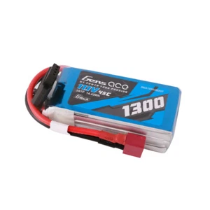 GensAce G-Tech 1300mAh 11.1V 45C 3S Lipo Battery Deans For Heli Glider 3D plane - Picture 1 of 5