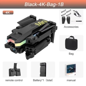 Drone 4K Professional HD Camera WIFI FPV Air Pressure Fixed Altitude Foldable - Picture 1 of 7