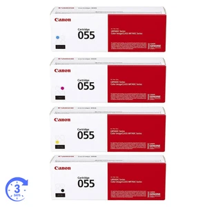 Zestaw tonerów Canon 055 standardowa wydajność 4-pak do MF743Cdw MF741Cdw NOWY PRODUKT - Zdjęcie 1 z 6
