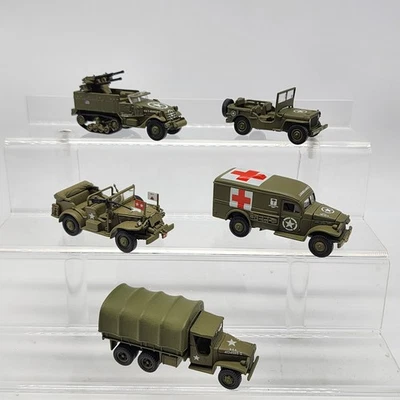 Johnny Lightning Brigada Militar Segunda Guerra Mundial Medio Camión Ambulancia Comando Jeep Carga Foto 1 de 4