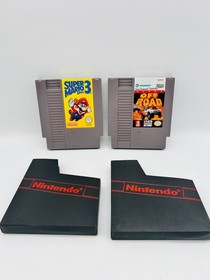 🎮 NES Spiele Super Mario Bros. 3 + Super Off Road | Original Nintendo mit Etui
