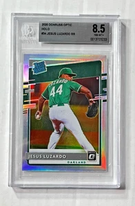JESUS LUZARDO 2020 Donruss Optic SILVER HOLO PRIZM RC! BGS NM-MT+ 8.5! PHILLIES! - Picture 1 of 2