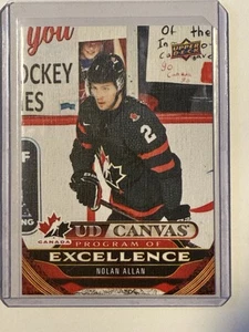 2024-25 Upper Deck UD Canvas POE Nolan Allan #C260 Canada - Picture 1 of 2