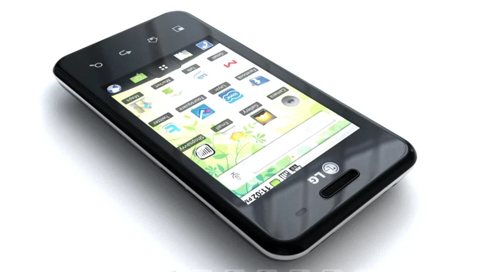 BRAND NEW IN THE BOX LG OPTIMUS CHIC E720 UNLOCKED CELL PHONE TELUS BELL ROGERS - Image 1 of 4