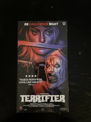Terrifier Horror VHS Kadi Video Red Tape Variant Sealed New - Image 1 of 4