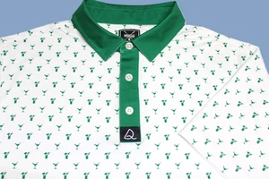 DEOLAX STRETCH POLY SPANDEX GOLF SHIRT--L-WRINKLE FREE-PERFECT SPOTLESS QUALITY! - Picture 1 of 1