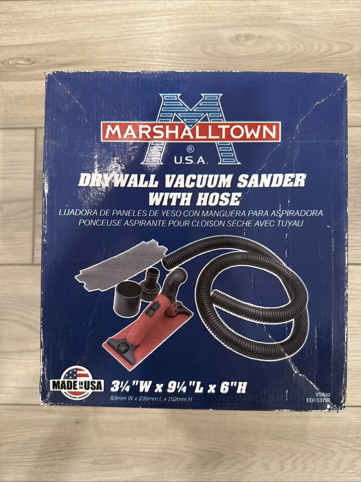 Lijadora de vacío Marshalltown, manguera 9-1/4x3-1/4, sin polvo VS792 Foto 1 de 4