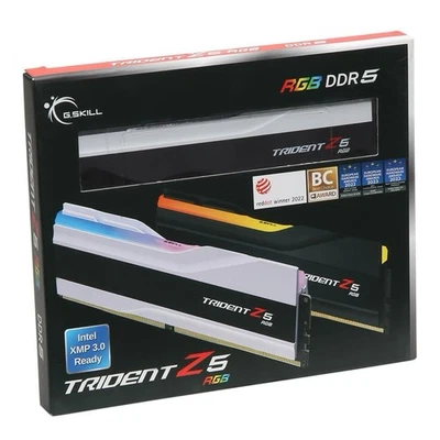 G.Skill Trident Z5 XMP RGB 64GB (2 x 32GB) DDR5 6400MT/s CL32 Desktop Memory RAM - Image 1 of 4