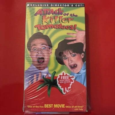 ATTACK OF THE KILLER TOMATOES WITH SEEDS VHS EXCLUSIVE DIRECTOR'S CUT - Image 1 of 2