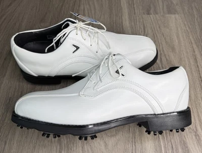 Zapatos de golf Callaway TA Chev Blucher para hombre 10,5 Ortholite mecha de humedad NUEVO sin caja Foto 1 de 4