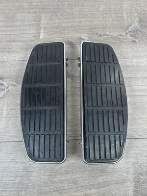 1990s Harley Davidson Electra Glide Front Footboards Foot Rests Pair 12in - Image 1 of 3