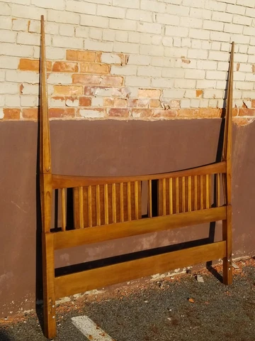 Mid Century Modern John Widdicomb Queen Bed Frame Cover