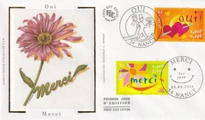 FRANCE 2001 FDC OUI MERCI YT 3379 ET 3380 - Imagen 1 de 1
