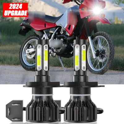 Par de 6000k para Kawasaki KLR650 KLR 650 1993 1994-2007 LED faros blancos Foto 1 de 4