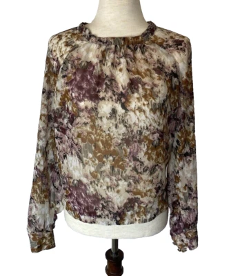  Blusa Top Floral Oscuro Para Mujer Talla L Espalda Abierta Hada Capricho Transparente Ali & Kris Foto 1 de 4
