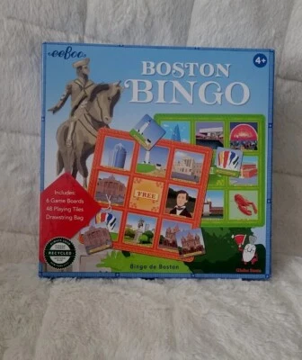 Games Eeboo 2021 Boston Bingo Kids Game 2 To 6 People  - Image 1 of 4