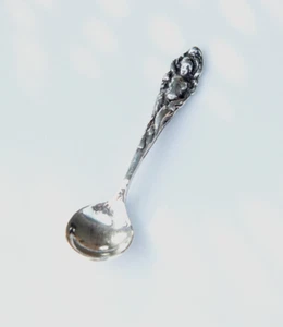 MASSIV 925 Sterlingsilber Liebe unbewaffneter Mini-Löffel-Baby/Silber Salzlöffel - Bild 1 von 9