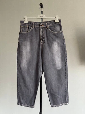  Y'S Yohji Yamamoto 5 bolsillos vaqueros recortados en algodón denim lavado Foto 1 de 4