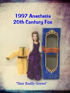 👑 1997 Anastasia Burger King 20th Century Fox Doll *Hair Grows* 🦇 - Picture 1 of 10