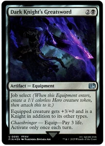 Dark Knight's Greatsword (lámina) - 0095 - Final Fantasy - Magic The Gathering - Casi nuevo/Muy nuevo - Imagen 1 de 1