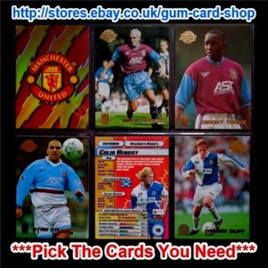 MERLIN PREMIER GOLD 99 FOOTBALL (CARDS 100 TO 150) *PLEASE CHOOSE CARDS*