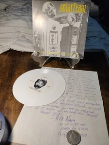 Signed Letter New SOLARFEAST HORNSS BASS NICK NAVA 1993 Stoner 45 White Vinyl - Picture 1 of 14
