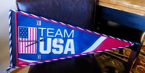 Vintage 1990's "Team USA" Pennant Clock Excellent Condition, Olympics - Picture 1 of 8