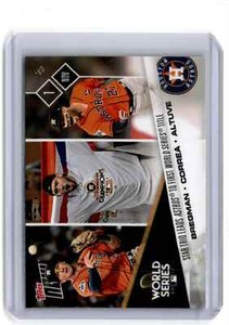 2017 Topps Now Alex Bregman Carlos Correa Jose Altuve Houston Astros #861