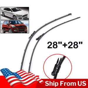 Front Window Windshield Windscreen Wiper Blades For Ford Fusion Escape Edge Set - Foto 1 di 6