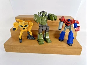 Lot of 3 1 Hasbro Transformers Hulk & 2 McDonalds Transformers - Picture 1 of 6