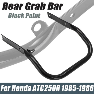 For 85 86 Honda ATC250R Rear Grab Bar Reproduction Bracket 1985 1986 Black Paint - Image 1 of 4