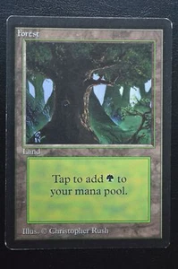 Magic The Gathering MTG FOREST (C) Limited Edition Beta LP Lightly Played - Picture 1 of 2