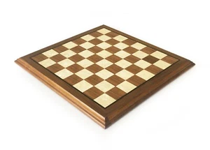 Massive Wood Walnut Chess Board 40x40cm (15.7"x15.7") - Picture 1 of 9