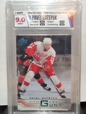 2001-02 Upper Deck Pavel Datsyuk HGA 9 Mint  / Young Guns