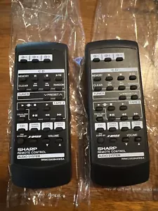 SHARP CD STEREO REMOTE CONTROL Replacement CD-C2800 CD-C2700 CD-C422 CD-C420 - Picture 1 of 1