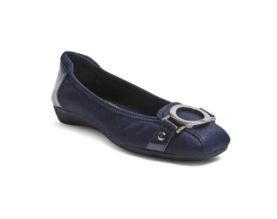 Zapatos para mujer Anne Klein iflex Umeko talla 7,5 azul marino ¡Nuevos! Foto 1 de 4