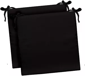 RSH Décor Indoor Outdoor Set of 2 Foam Dining Chair Seat Cushions, 18.5"x16"x3" - Picture 1 of 30