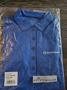 TAYLORMADE BY PETER MILLAR LADIES POLO..NWT.. SMALL..LOGO ON FRONT: TAYLORMADE - Picture 1 of 2