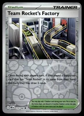 Team Rocket's Factory 173/182 SV10: Destined Rivals - Image 1 of 2
