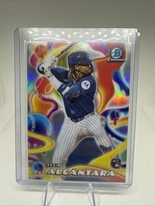 Kevin Alcantara 2025 Bowman Chrome - Melt Mashers #MM-21 Refractor RC SP Cubs - Picture 1 of 11