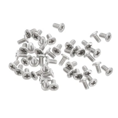 M1.2-0.25 X 2 mm 50pcs Diriger Vis Conduire Vis Matériel Attache pour Meubles - Photo 1/4