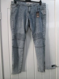 BNWT NEW DENIM & Co Jeans Size 20 Blue Denim - Washed Out Look - Picture 1 of 15