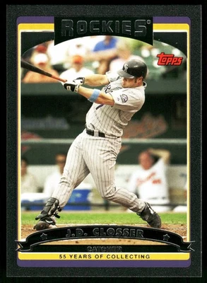 J.D. Closser Colorado Rockies 2006 Topps Black #133 SN /55 - Image 1 of 2